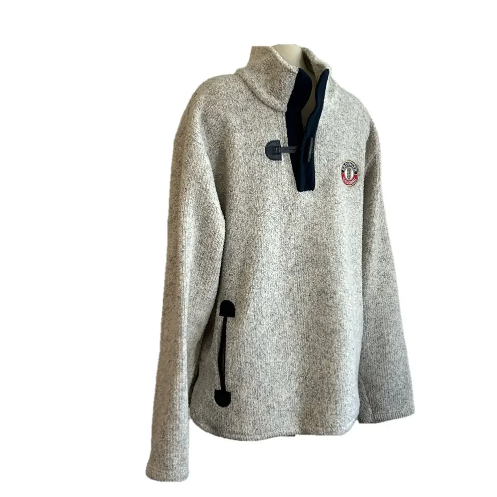 Erdinger Weissbier vtg . Fleece pullover sz Large